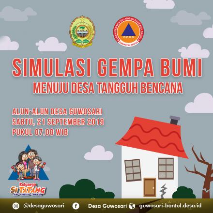 SIMULASI GEMPA BUMI MENUJU DESA TANGGUH BENCANA